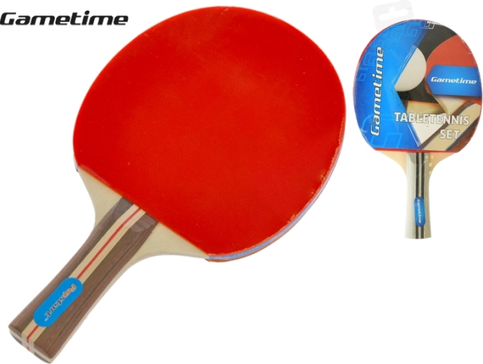 Gametime ξύλινη ρακέτα για πινγκ πονγκ 25 cm