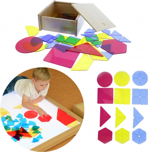 Masterkidz διαφανή γεωμετρικά σχήματα