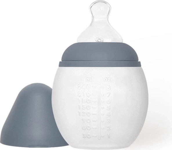 Élhée αντικολικό βρεφικό μπιμπερό 240 ml Blue Grey - 1 τεμάχιο
