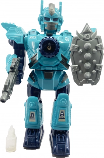 Ρομπότ MECHA με εφέ ατμού, φώτα και ήχους 32 cm – μπλε