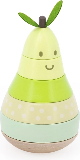 Vilac ξύλινος πύργος στοίβαξης με έκπληξη αχλάδι