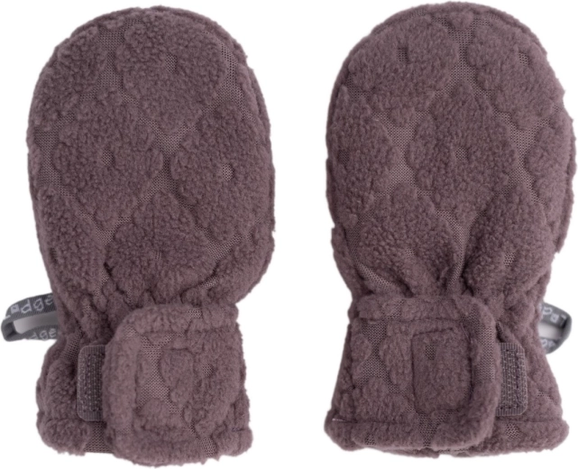 Lodger γάντια χωρίς αντίχειρα mittens folklore fleece mauve 1–2 ετών