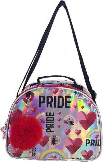 Παιδική τσάντα σε σχήμα καρδιάς Pride 25 εκ.