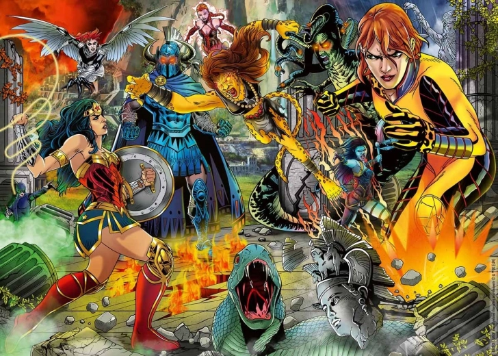 Παζλ Ravensburger DC Comics: Wonder Woman, 1000 κομμάτια