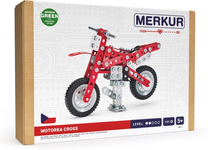 Κατασκευή Merkur Dirtbike – μεταλλική μοτοσικλέτα, 191 τεμάχια