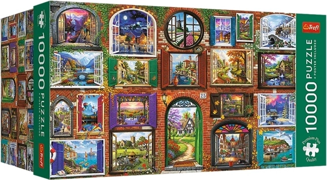 Παζλ Trefl 10.000 κομμάτια Windows of the Seasons