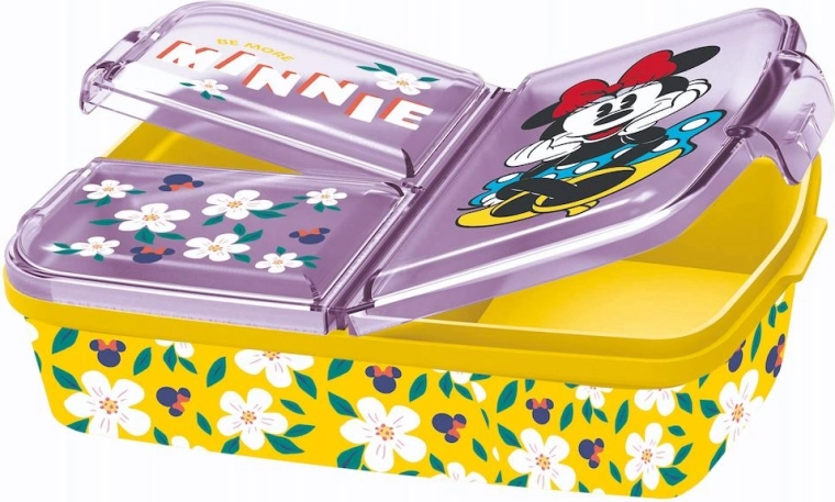Πλαστικό κουτί για σνακ Minnie 18 × 13,5 × 5,5 cm