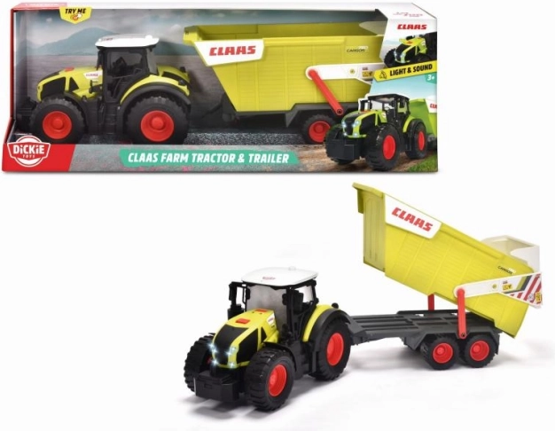 Τρακτέρ με ανατρεπόμενο ρυμουλκούμενο CLAAS 64 cm με φώτα και ήχους