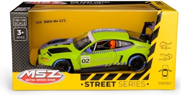 MSZ BMW M4 GT3 σε κλίμακα 1:24, πράσινο