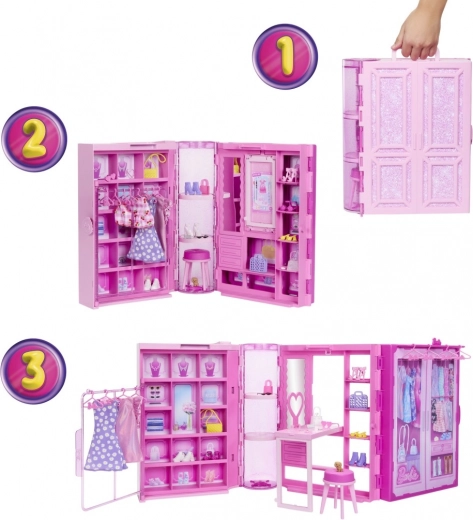 Barbie Ντουλάπα Ονείρων 3.0 με κούκλα