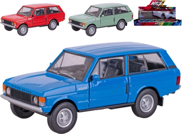 Μεταλλικό μοντέλο Land Rover Range Rover 1970 Welly 11,5 cm με μηχανισμό pull-back