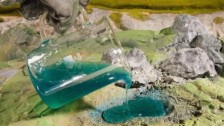Φυσικά ρεαλιστικό νερό με Water-Drops