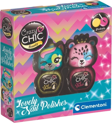 Clementoni Crazy Chic Beauty: σετ βερνικιών νυχιών Lovely – Σετ