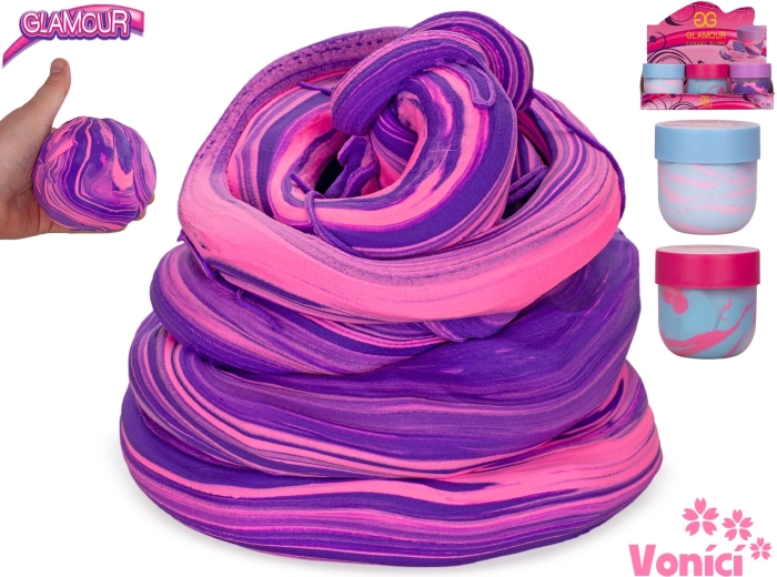 Glamour βουτυρένια πλαστελίνη μοντελισμού 500 ml, 3 χρώματα (πολυσυσκευασία 6 τεμ.)