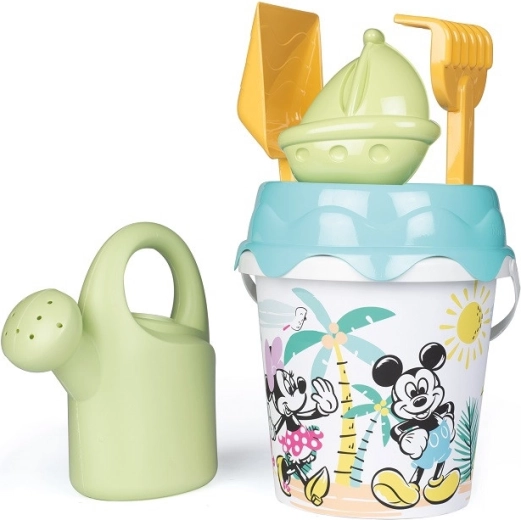 Smoby Green κουβαδάκι MICKEY MOUSE και MINNIE με αξεσουάρ για την άμμο και ποτιστήρι από βιοπλαστικό