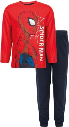 Παιδικές πιτζάμες Spider-Man σε κόκκινο και σκούρο μπλε