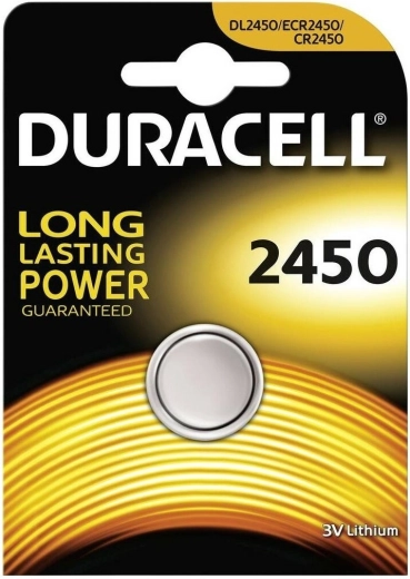 Λιθίου κουμπωτή μπαταρία 3V DURACELL 2450