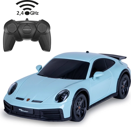 Τηλεκατευθυνόμενο αυτοκίνητο Porsche 911 Dakar 1:24, πράσινο, 2,4 GHz