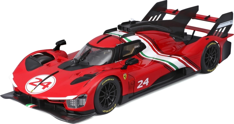 Bburago Ferrari 499P Modificata 1:18 κόκκινο αγωνιστικό μοντέλο