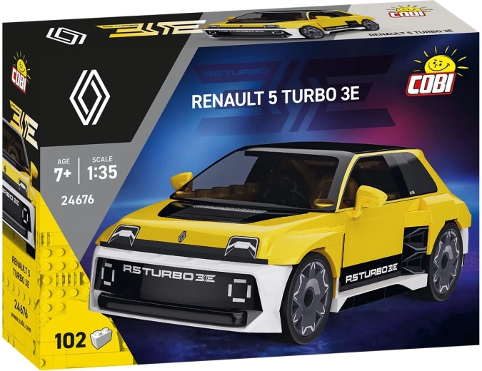 Σετ κατασκευής Cobi Renault 5 Turbo 3E 1:35 (102 κομμάτια)