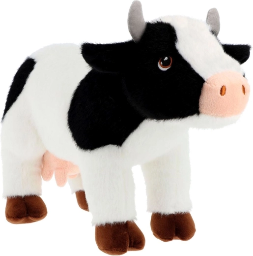 Keel Toys Keeleco παρδαλή αγελάδα οικολογικό λούτρινο παιχνίδι 20 cm