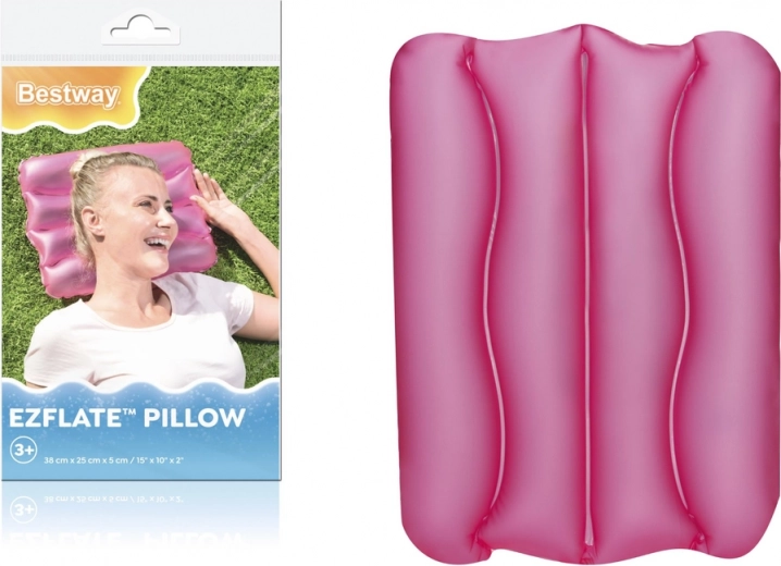 Φουσκωτό μαξιλάρι Bestway Ροζ 38 x 25 cm