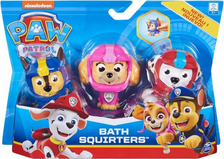Paw Patrol – σετ 3 παιχνιδιών μπάνιου