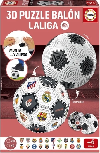 Educa 3D παζλ Build&Play ποδοσφαιρική μπάλα La Liga 32 κομμάτια