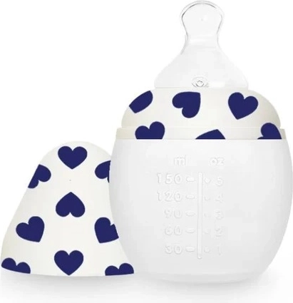 ÉLHÉE αντικολικό βρεφικό μπιμπερό Full of Love blue 150 ml