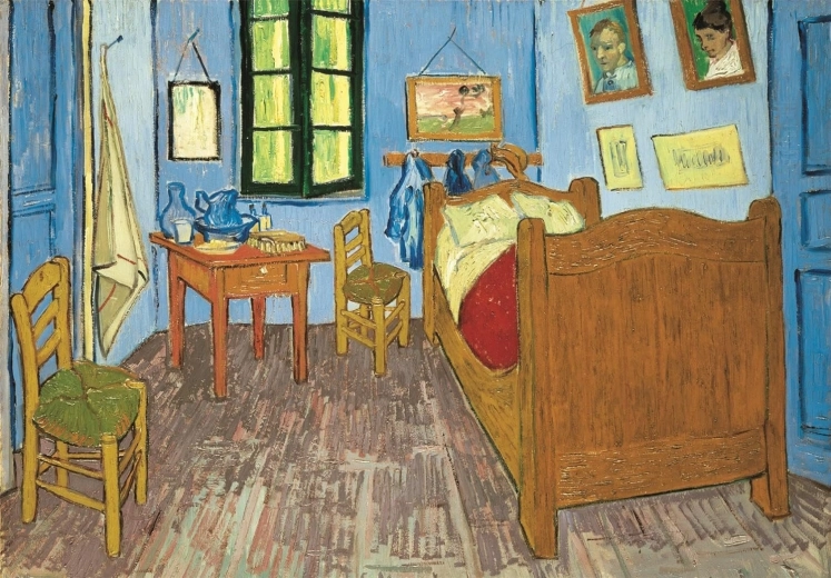 CLEMENTONI παζλ Museum Collection: Η Κρεβατοκάμαρα στην Αρλ, 1000 κομμάτια