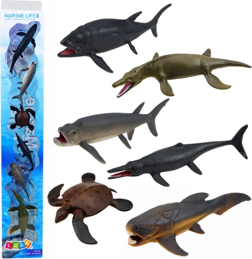 Marine Life σετ μίνι φιγούρων θαλάσσιων ζώων (6 τεμ., 6–9 cm)