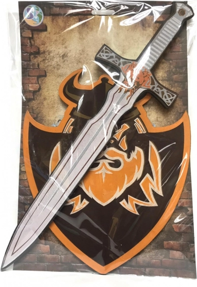 Αφρώδες σπαθί και ασπίδα Viking για παιδιά