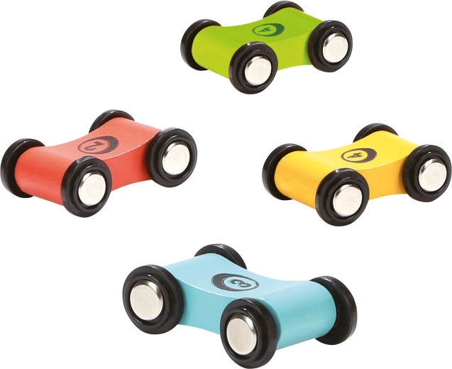 Τέσσερα ανθεκτικά αυτοκινητάκια στη συσκευασία