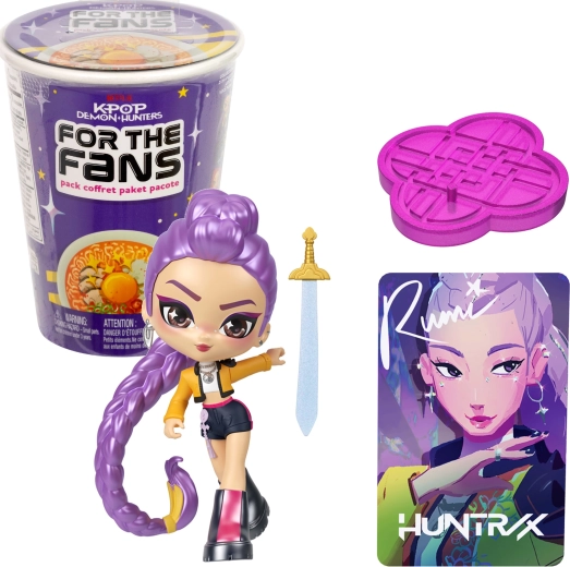Mattel KPop Demon Hunters συλλεκτική φιγούρα-έκπληξη με αξεσουάρ και συλλεκτική κάρτα (ράμεν)