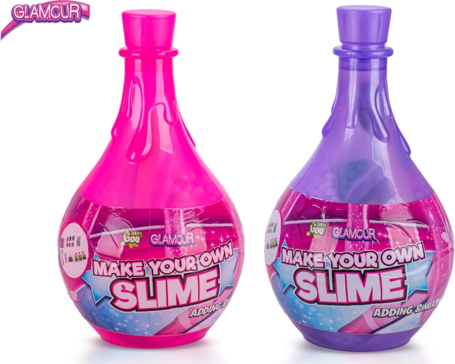 Glamour σετ για κατασκευή σλάιμ – ροζ και μπλε