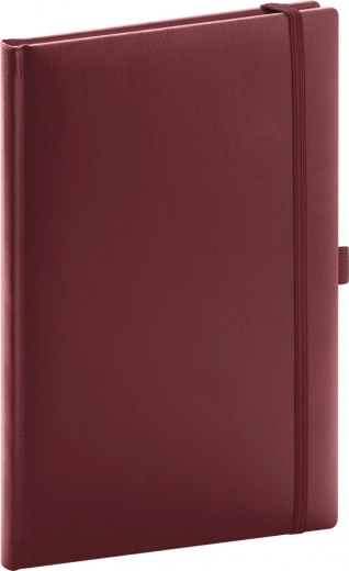 Ημερολόγιο NOTIQUE Balacron με τελείες μπορντό 15 x 21 cm