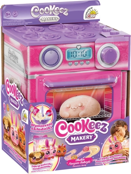 Cookeez Makery σετ ψησίματος με φούρνο (κανέλα/ροζ) - 1 τεμάχιο