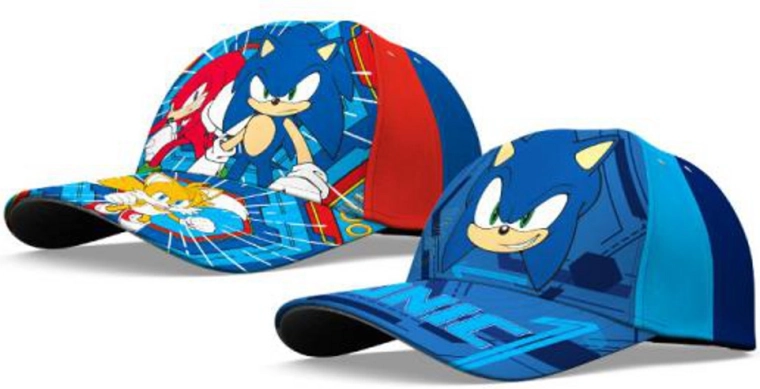 Παιδικό καπέλο jockey SONIC από βαμβάκι 52/54 cm
