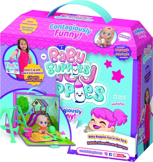 Baby Buppies μωράκι – σετ παιχνιδιού με βαλιτσάκι