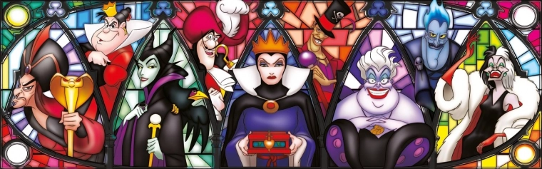 Πανοραμικό παζλ Disney Villains 1000 κομμάτια