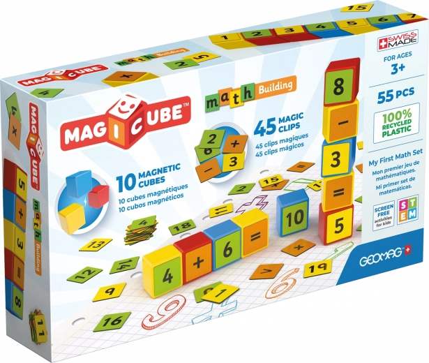 Geomag Magicube μαθηματικό σετ κατασκευών 55 τεμαχίων