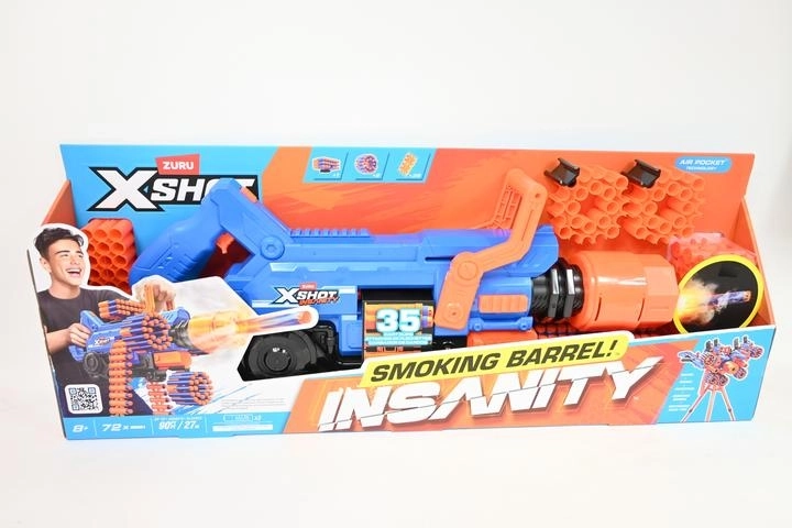 ZURU X-SHOT Insanity Smoking Barrel αφρώδες blaster