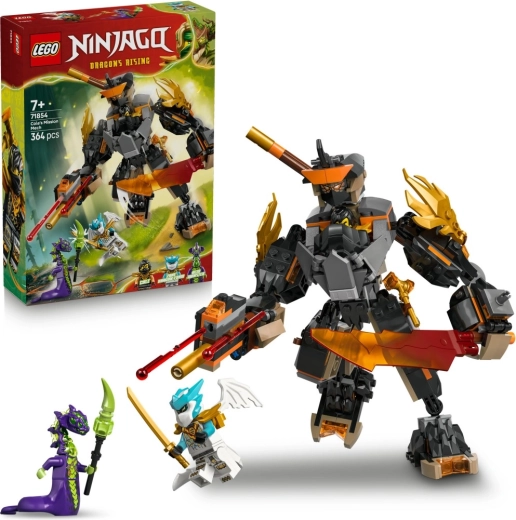 LEGO NINJAGO Το εξερευνητικό ρομπότ του Κόουλ και ο Δράκος Ζέιν