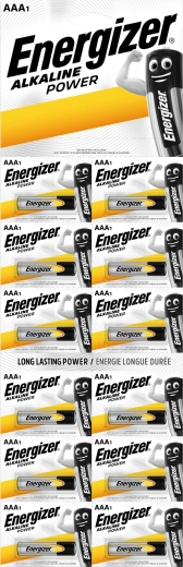 Αλκαλικές μπαταρίες Energizer Power AAA μικρομπαταρίες, 12 τεμ.