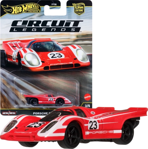 Hot Wheels Premium Circuit Legends Porsche 917KH – μεταλλικό μοντέλο 1:64, 7 cm