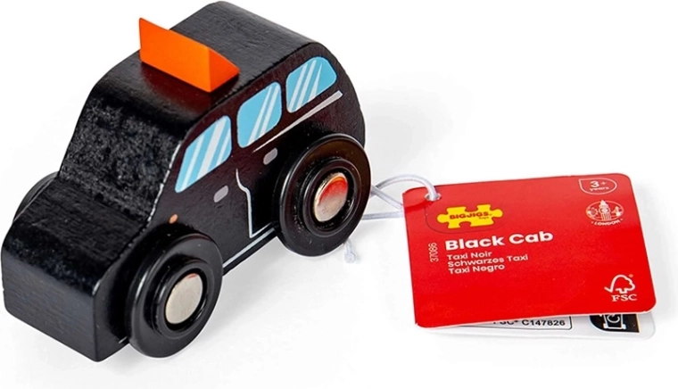 Ξύλινο λονδρέζικο ταξί BIGJIGS TOYS