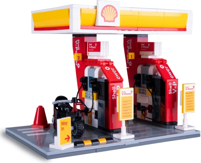 Σετ κατασκευής CaDA πρατήριο Shell σε κλίμακα 1:30