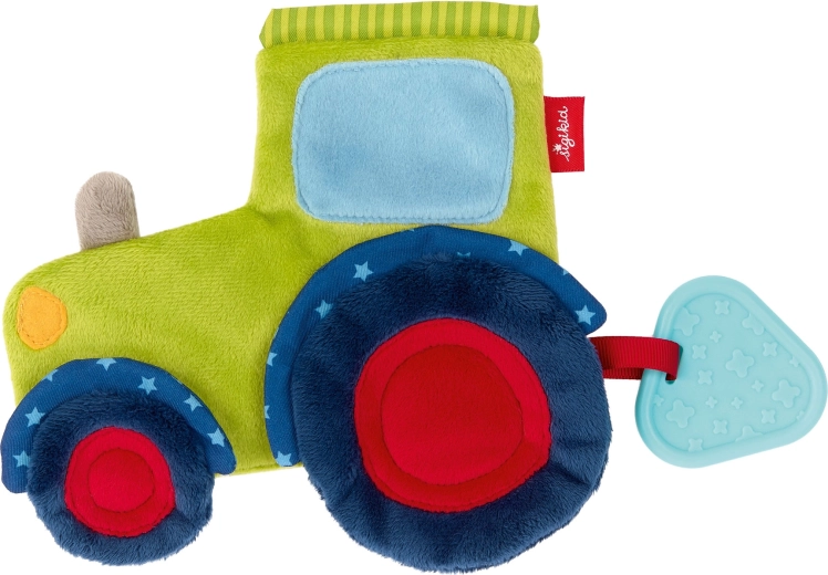 Sigikid μαλακό πανάκι παρηγοριάς (comforter) τρακτέρ με μασητικό - 1 τεμάχιο