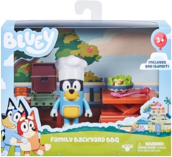 Μίνι σετ Bluey: μπάρμπεκιου στον κήπο με τον μπαμπά