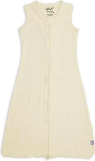 Lodger Hopper βαμβακερός υπνόσακος χωρίς μανίκια solid butter 86/98